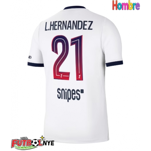 Camiseta Paris Saint-Germain Lucas Hernandez #21 Visitante Equipación 2026-27 manga corta